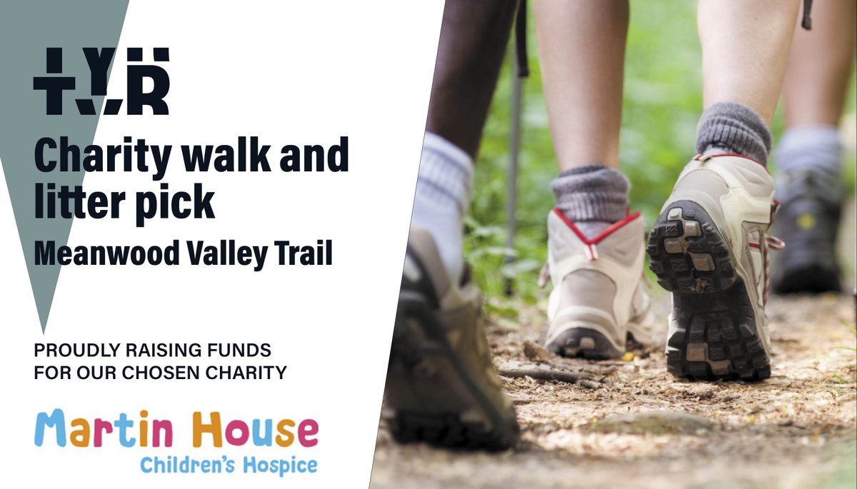 Tyr (@tyrlawyers) on Twitter photo On the 19th October the team here at Tyr will be walking the Meanwood Valley Trail to raise funding <a href="/MartinHouseCH/">Martin House Children's Hospice</a>.
Find out more about this fantastic charity by following the link:
justgiving.com/page/tyr2023
#elevatebeyondlaw On the 19th October the team here at Tyr will be walking the Meanwood Valley Trail to raise funding <a href="/MartinHouseCH/">Martin House Children's Hospice</a>.
Find out more about this fantastic charity by following the link:
justgiving.com/page/tyr2023
#elevatebeyondlaw