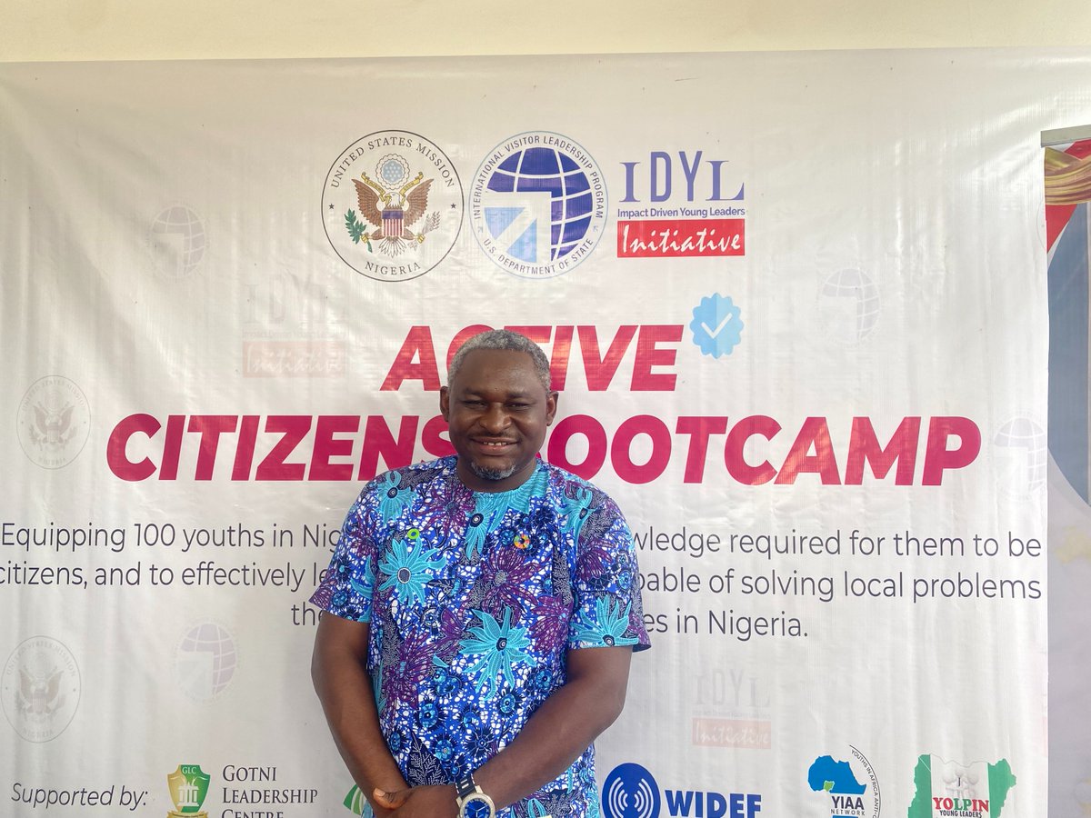miketerungwa's tweet photo. My 190th Climate Change presentation today at Active Citizens Boot Camp in #Abuja #Nigeria 
The solution to #ClimateChange is democracy, we need active citizens to vote out climate deniers &amp; and take action and #ActInTime
#vote4climate 
#ClimateWeekNYC 
#UNGA78 
#NetZero https://t.co/ygqe8zF8CW