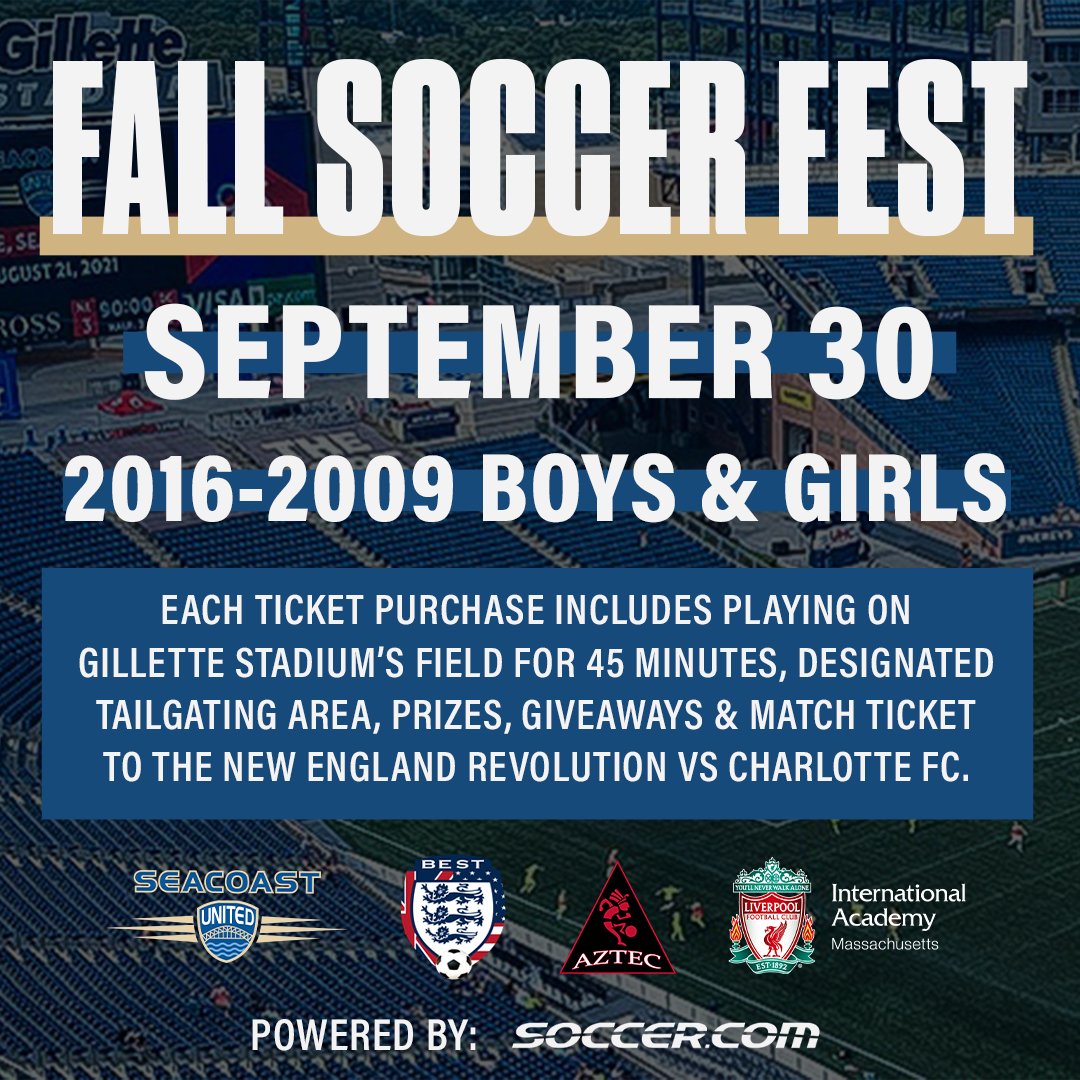 40 Tickets to sellout! seacoastunited.ticketspice.com/fall-soccer-fe…