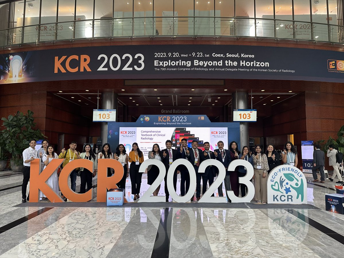 Glad to be part of KCR 2023 and meeting the guru of Pediatric Neuroradiology!! Also lot of fellows and friends !! KCR meets India !!