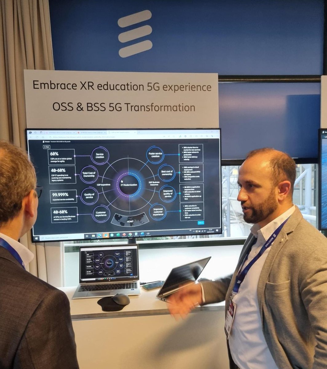 🛡️💪 OSS and BSS are the unsung heroes of telecoms systems. Transform them to reap the benefits of #5G, #EdgeComputing and #cloud.  

Our expert Emad will tell you the rest in Room 17 on level 1. #EricssonAtDTW23 #telecoms #DTW23