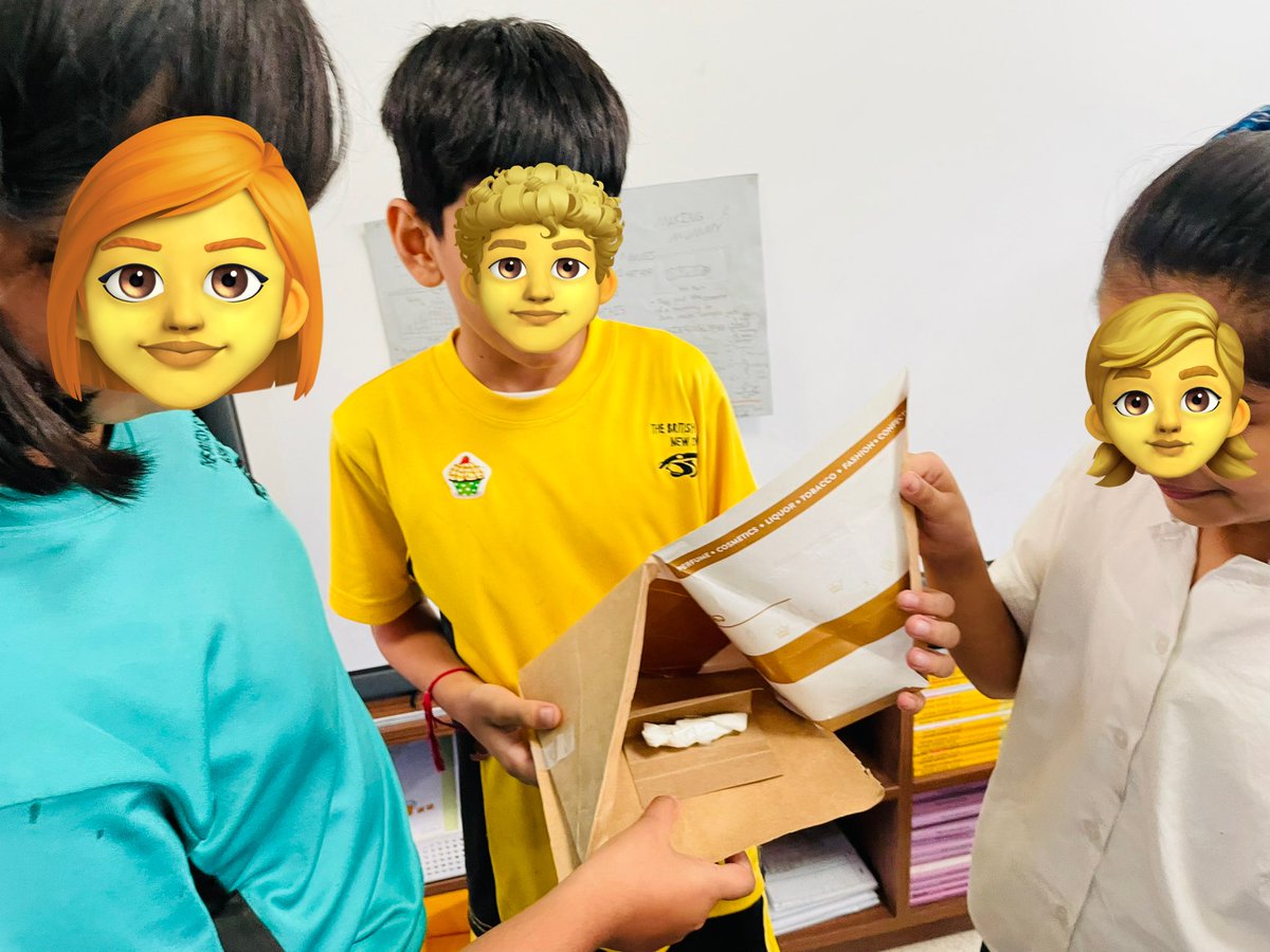 Students of Year 4 extended their learning by transferring  their learning about Ancient Egypt into a mini project. Egyptologists ‘K,R &amp;A’ collaborated during lunch break using scrap paper to show sustainable project.Highlight: A mummy resting in the pyramid. <a href="/TBS_Delhi/">TBS Delhi</a>