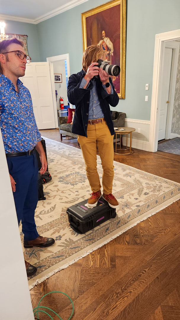 HawkeVideo's tweet image. Earlier this week, we had the wonderful opportunity to film an interview between British Consulate Peter Abbott and retired Supreme Court Justice Stephen Breyer. Pitched as a new British Consulate social media campaign, we are looking forward to seeing the series posted.