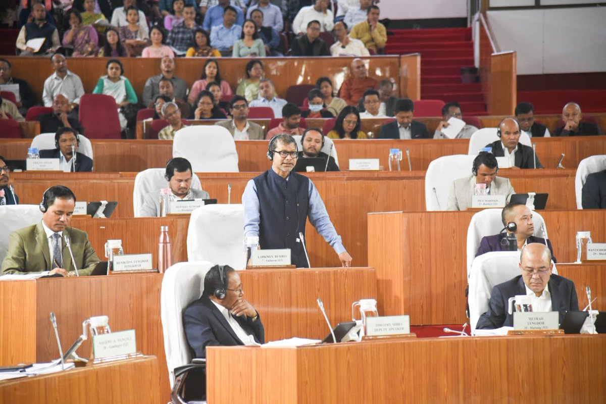 SangmaConrad's tweet photo. In today’s #AutumnSession of the Meghalaya Legislative Assembly, I answered to matters regarding—

•Meghalaya-Assam Border Difference 
https://t.co/w0YTTPU5k1

•Inner Line Permit
https://t.co/9BrCJwZgxq

•Personal Interview for Grade IV
https://t.co/6VBrokteYK https://t.co/X5K58lBkb1