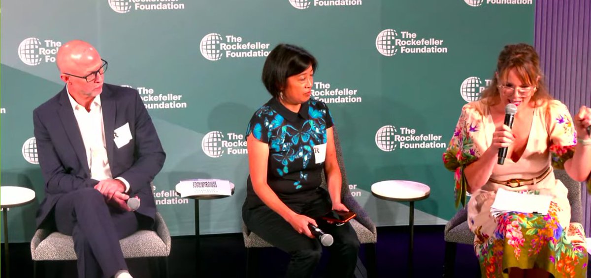 futureoffoodorg's tweet photo. @WWF @RockefellerFdn @foodtank 🔴"We need to roll up our sleeves and get radical about collaboration" - @Innovationwoman. 

Join us live at Food Day at #UNGA78:  https://t.co/BQRykELuE3 

#ClimateWeekNYC https://t.co/qlnqgiucVH