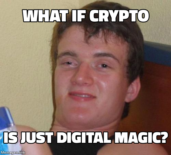 BlockchainGreg's tweet photo. Crypto: The New Age Sorcery https://t.co/UJygqtVxYz
