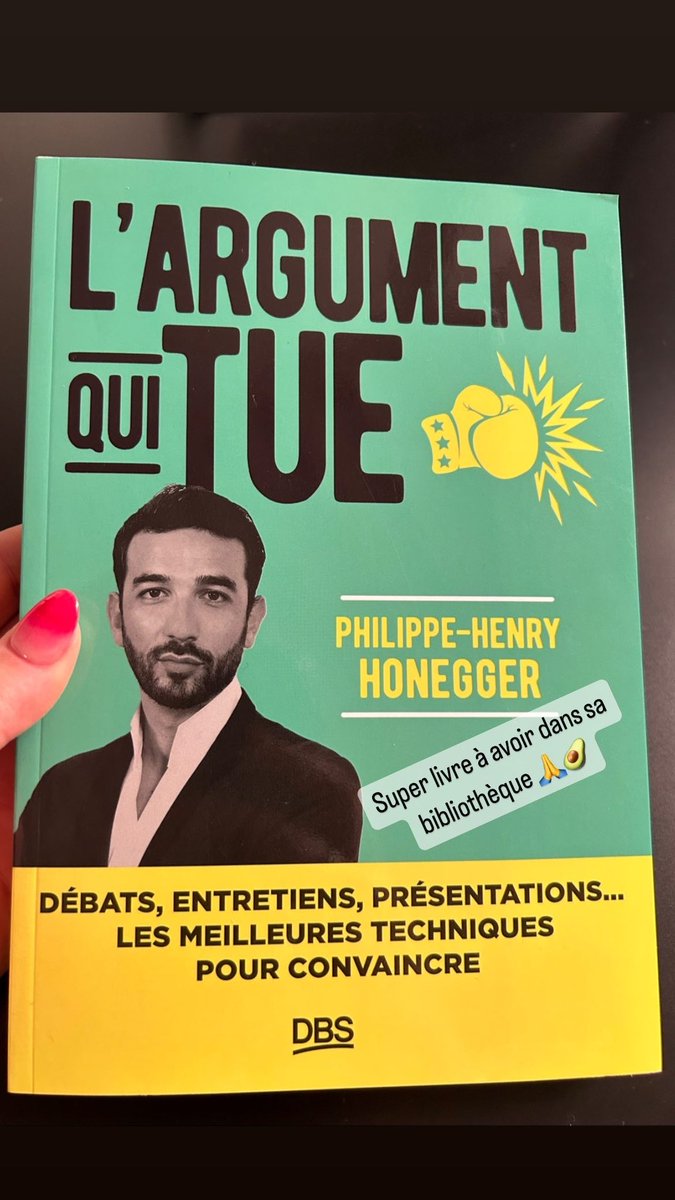MarionBerthe's tweet photo. A avoir dans sa bibliothèque !! Hâte de le lire !! Merciii @HoneggerAvocat 🥑🙏 https://t.co/BvUrma9olK