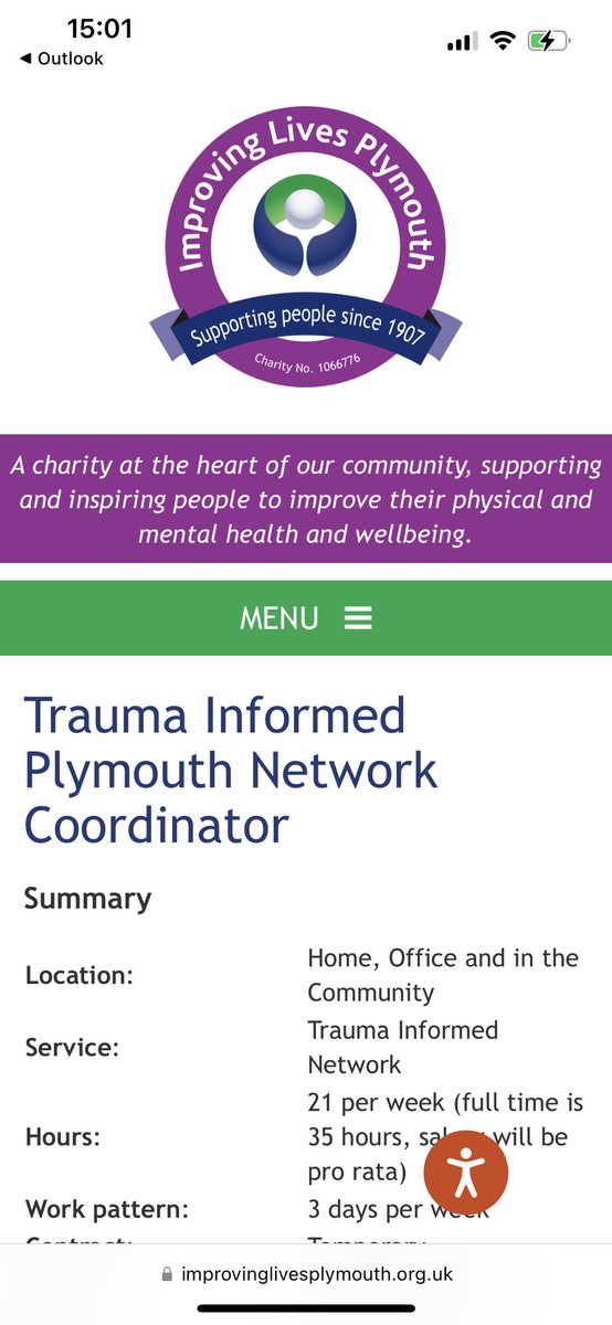 We have extended the job share opportunity deadline please get in touch if you are interested 
Please see improving lives plymouth website for more information