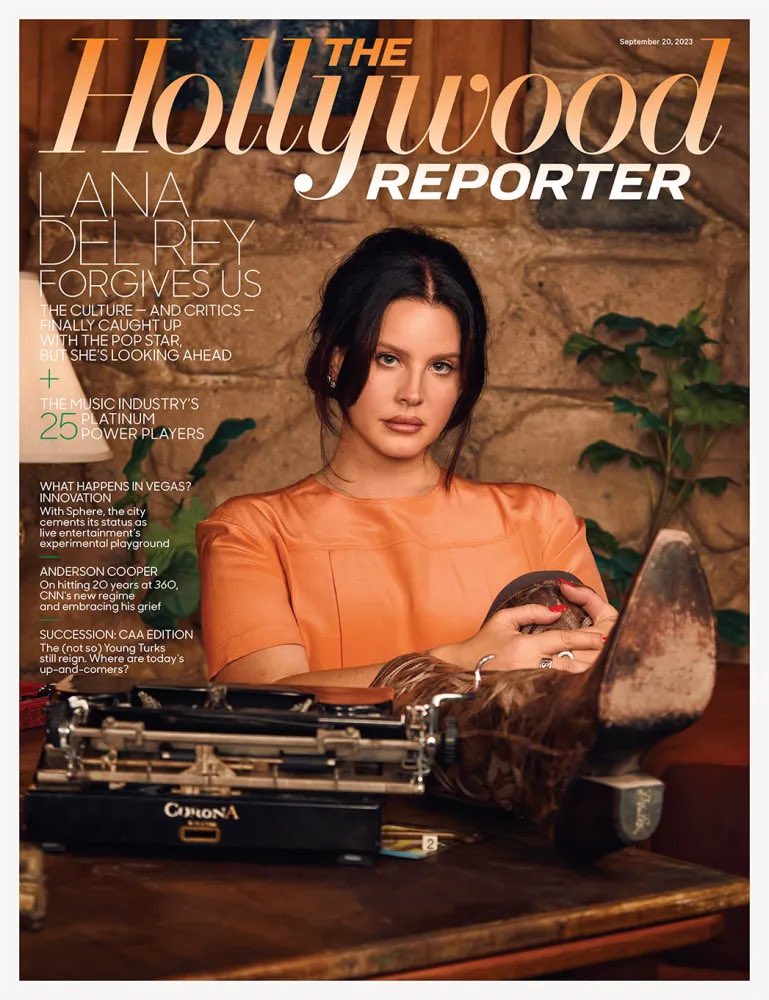 honeymounz's tweet photo. Lana Del Rey on the cover of The Hollywood Reporter https://t.co/2E4joscqUx