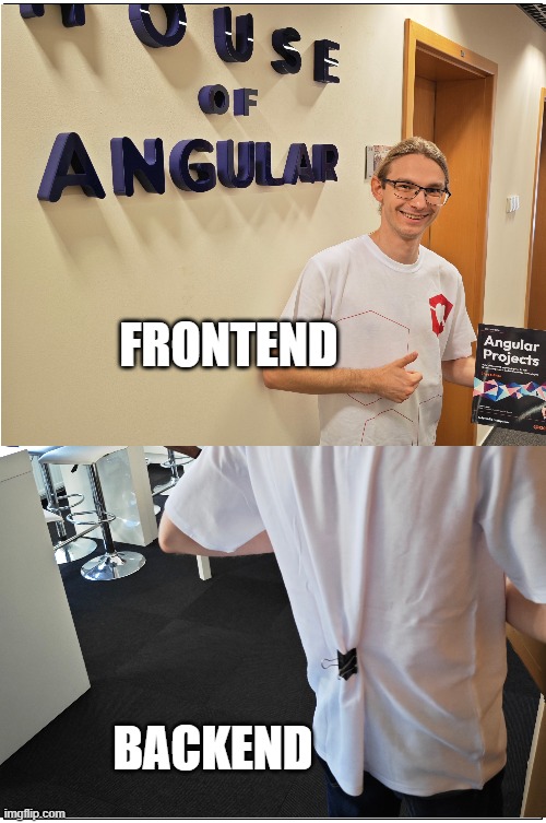 GrzegorzLipke's tweet photo. 🤣 @HouseOfAngular with @AngularLovePL 🤣 https://t.co/0EVHVuKw4u