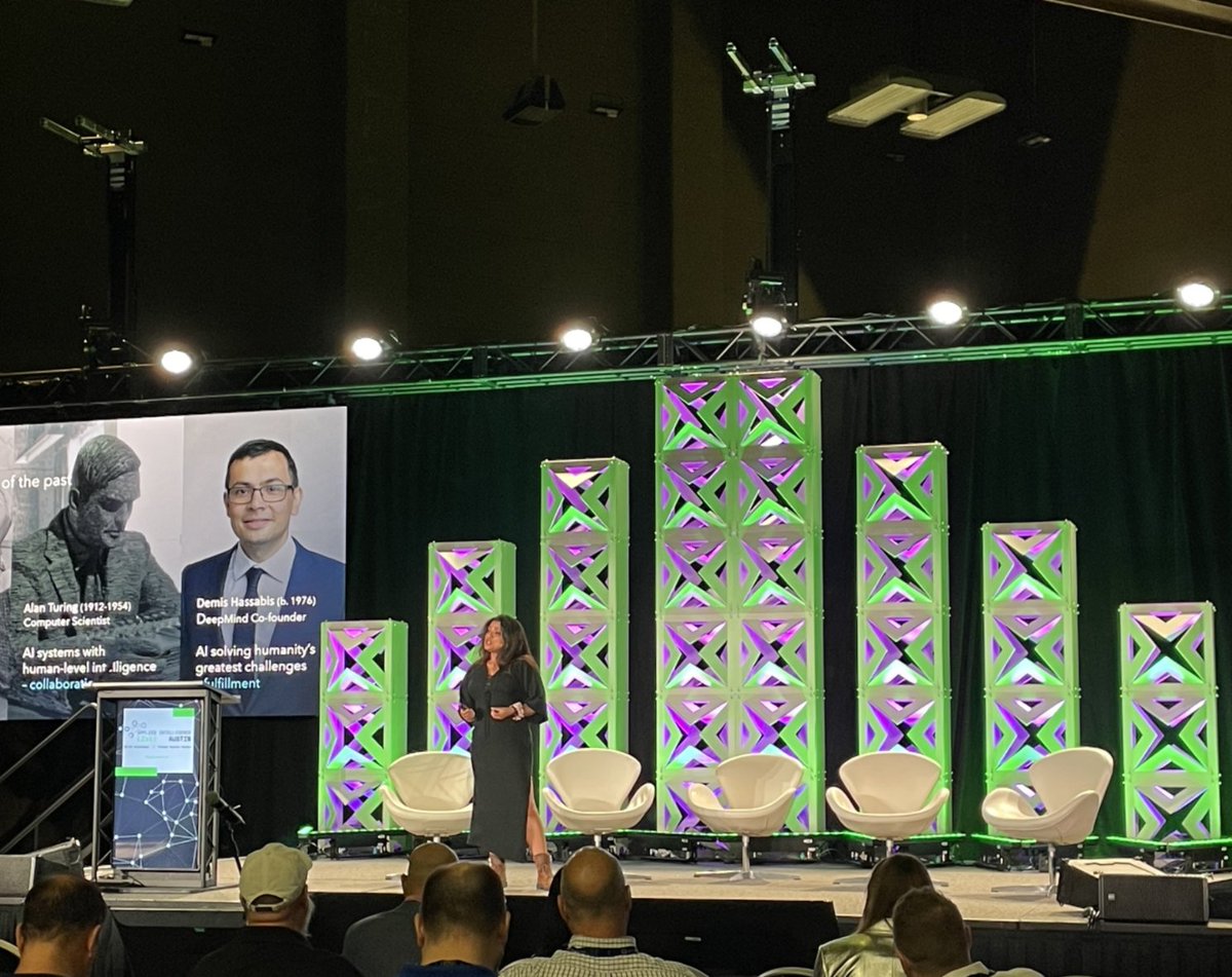 AppliedEvents's tweet image. 🤩Opening the headline stage at #AppliedLive Austin is Maya Dillion, head of AI capabilities at @CambConsultants.

Can’t join us live? Not to worry, sign up for Tech TV to hear from the rock stars of applied AI on-demand: spr.ly/6012PhvrI