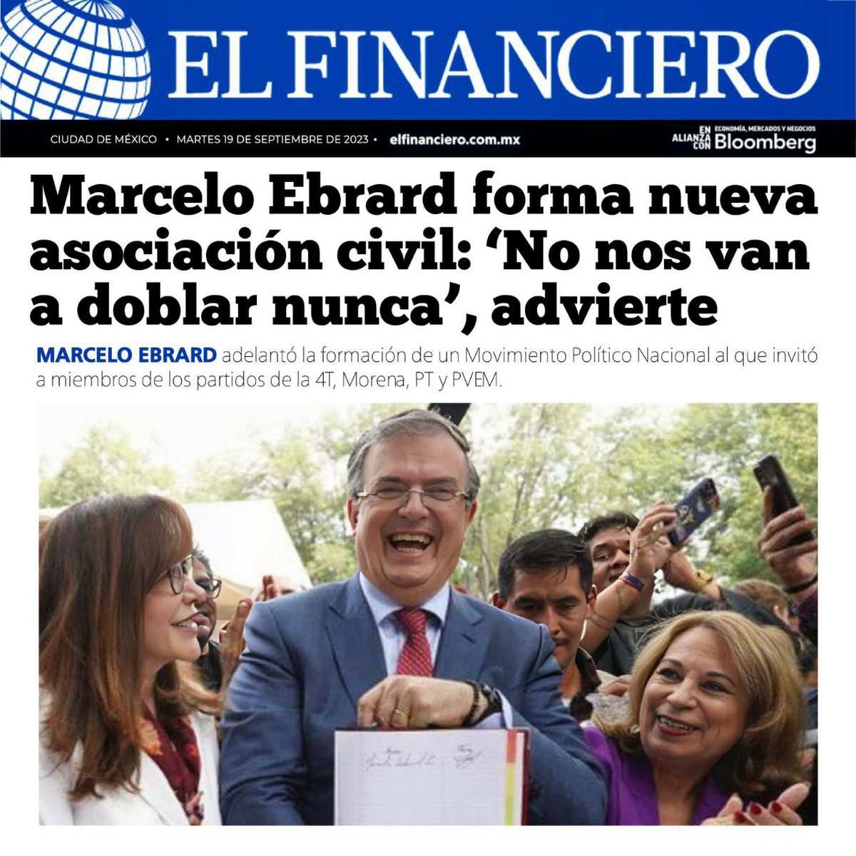 luzmiazul's tweet image. “No hay nada peor que aquellos que confunden la lealtad con la aceptación de todos sus errores”.

Seguiremos “El Camino de México”. 🙌🏻

@m_ebrard  resaltará la grandeza de México.