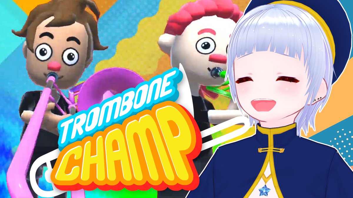 SuwakataSu's tweet photo. なんかTrombone Champがswitchで配信開始し始めたみたいやから、音ゲー初心者やけどやってみる📯

9/22（金）　22：00～

 https://t.co/C8i9WjYwiJ

#すうライブ　#TromboneChamp #Vtuber推し探しにどうぞ https://t.co/IxYztflMyZ