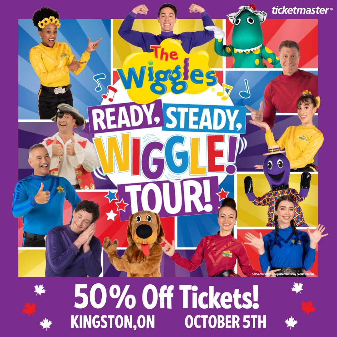 Great News. Military families receive a 50% discount for the upcoming The Wiggles' Ready Steady Wiggle! Tour Event on October 5th at the Leon's Centre in Kingston. Visit our Facebook Page for more information.