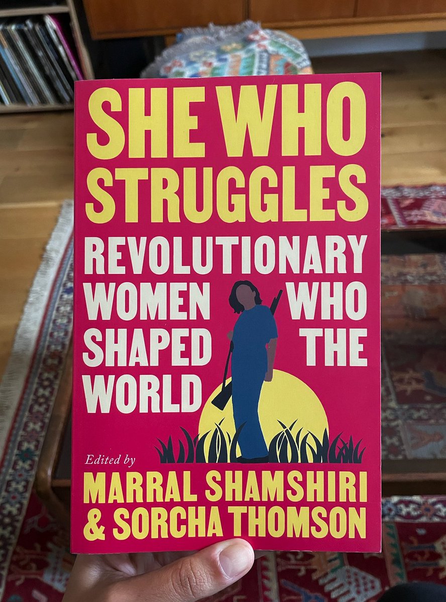 Today is publication day for She Who Struggles (@plutopress), co-edited with @sorchathomson. We are so excited to see it in the world and grateful for all the support and kind words so far. 🥳 You can order a copy here, or on bookstores online: bit.ly/SheWhoStruggles