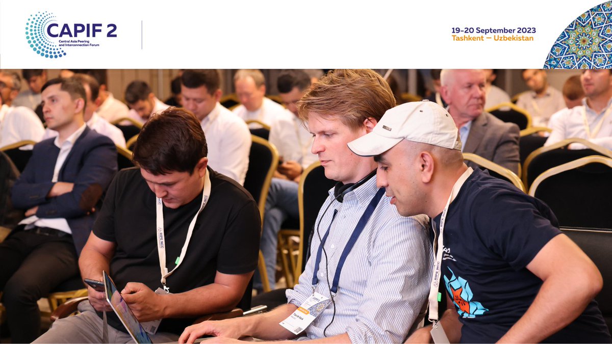 ripencc's tweet photo. Rahmat Tashkent! Our second Central Asia Peering and Interconnection Forum (#CAPIF2) saw 225 attendees from 19 countries and many interesting discussions on regional cooperation, #IXPs, #peering, #IPv6 and more. A big thank you to all our attendees, speakers, hosts and sponsors! https://t.co/02D4aIpDyy