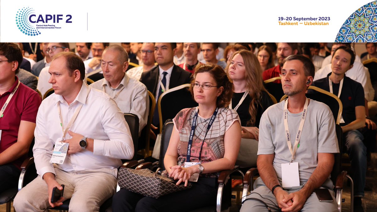 ripencc's tweet photo. Rahmat Tashkent! Our second Central Asia Peering and Interconnection Forum (#CAPIF2) saw 225 attendees from 19 countries and many interesting discussions on regional cooperation, #IXPs, #peering, #IPv6 and more. A big thank you to all our attendees, speakers, hosts and sponsors! https://t.co/02D4aIpDyy
