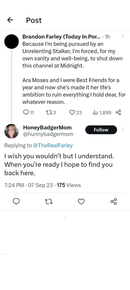 mrandynono's tweet photo. @jkelkar @honeybadgermom @CountryHowie Why do you follow this person? Hunnybadgermom is helping an abuser to stalk and harass his victim by attacking the victim for releasing info to defend herself from her abusers accusations and is supportive of the abuser against his victim and defending the abuser. Why follow? https://t.co/BO5HvkMS6z