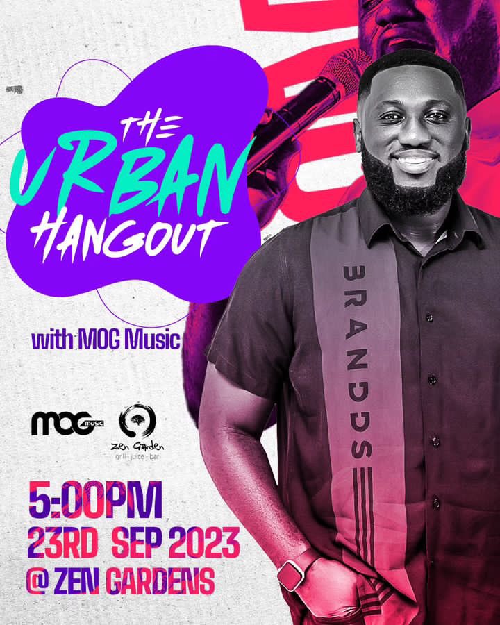 AccraEvents's tweet photo. Save The Date and Get ready for a fun, spirit filled and groovy time with @mogmusic and the coolest gospel artistes at the Urban Hangout this weekend in the Garden! Time is🔥 5pm and entry is freeeeeee🔥 🎵🙌 let's goooooo!!! @AccraCitizen @AccraEvents https://t.co/9Vg80KerRJ