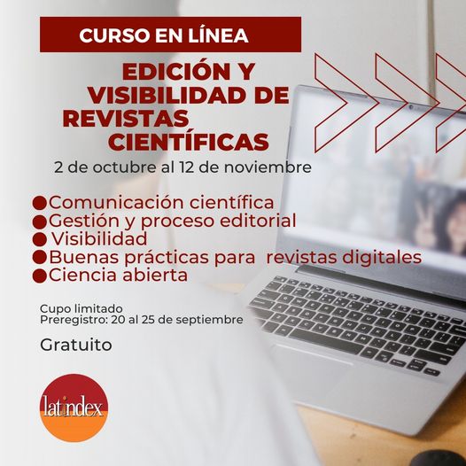 BIBLAT_UNAMmx's tweet photo. Curso en línea #Edición y visibilidad de #revistascientíficas
2 de oct al 12 de nov 2023
Creado y asesorado por socios expertos de @Latindex 
Gratuito. Cupo limitado.
Conv.: https://t.co/dOwcOjz0A4
Postulación del 20 al 25 de septiembre de 2023 en: https://t.co/34gOAmjtPm https://t.co/3bM1aXbZ7J