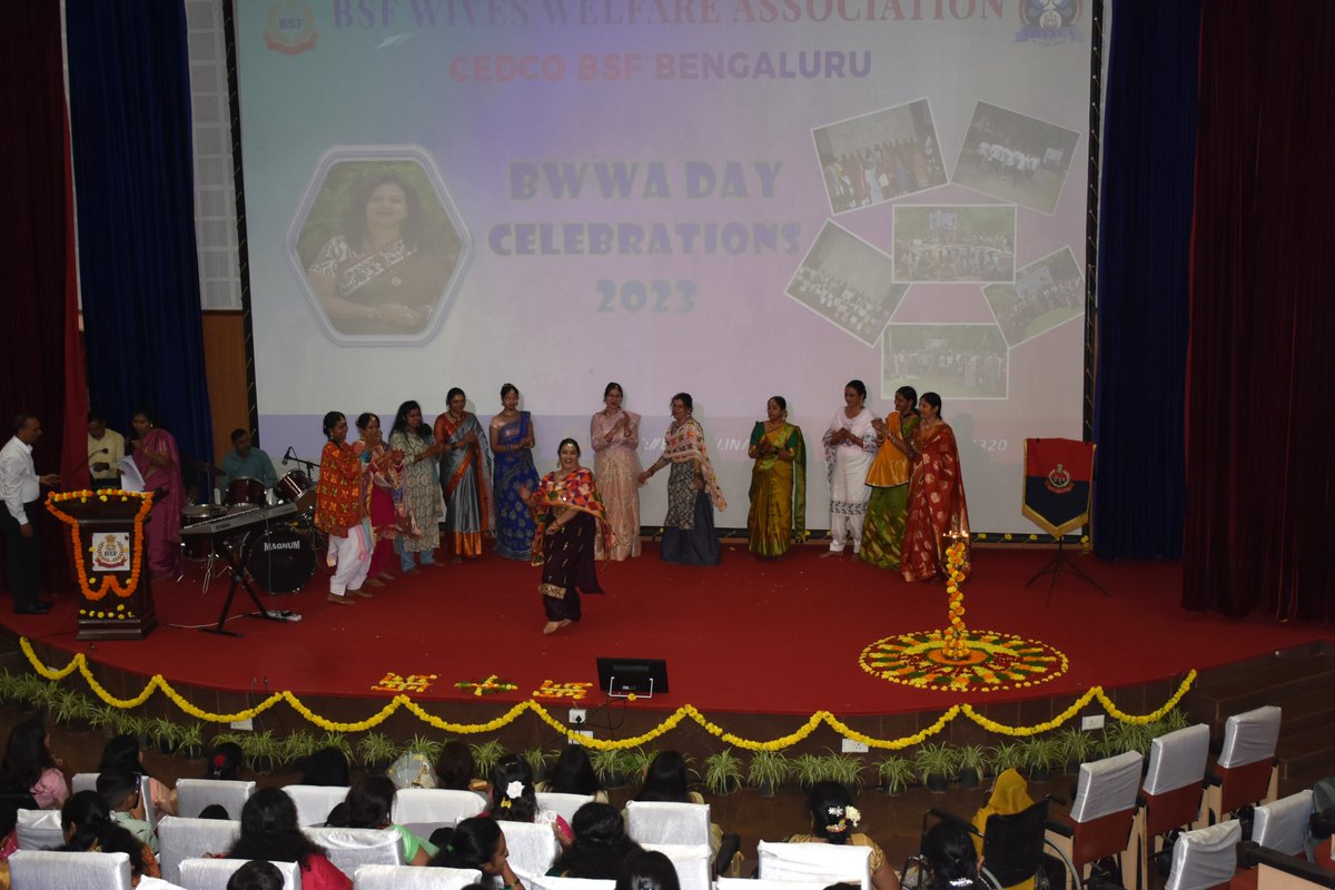 BSF_CEDCO's tweet photo. #BWWADay was celebrated at this institute in style, with exceptional display of dance and songs by #BWWA members. Smt Elizabeth Eapen, BWWA President, CEDCO #BSF graced the occasion, awarded the winners of various events organised during #BWWAWeek & felicitated the Veeranganas. https://t.co/AhWO0HsqER