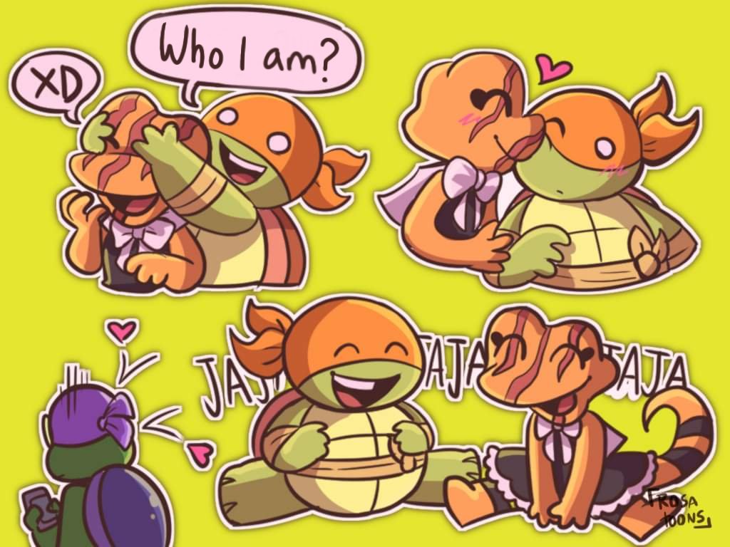 Mutant_clown's tweet photo. Sometimes Mikey forgets that Maddie is blind. Hahahah
The design style belongs to an Au de Tmnt, the author is Lima ig: Lima_all_Day
#Tmnt #Midonna #TeenageMutantNinjaTurtles #Michelangelo #MadonnaSixtina #OC #tmntfanart https://t.co/HDmp8UzmrG