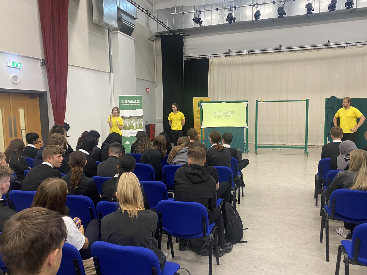 Now our <a href="/forresterhs/">Forrester High</a> S5 are asked to discuss what they felt this production was about.  Some great answers and challenging topics relating to war, genocide and ethnic cleansing.