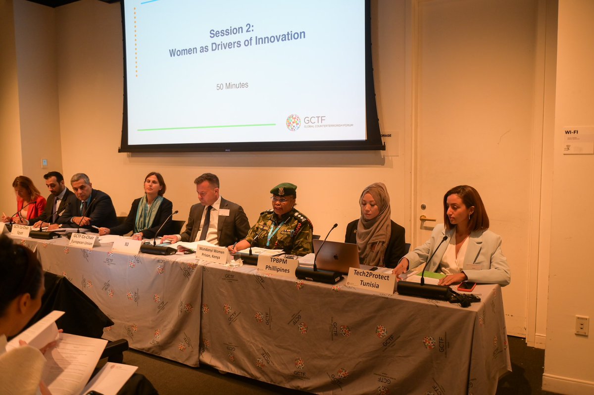 Hedayah_CVE's tweet photo. Supporting youth and women is critical in Hedayah’s engagement, meet a proud Hedayah recipient, Ms. Abir Zahra from Tunisia, a speaker from our #Tech2Protect program and the only student at the GCTF side event 'Women as Drivers of Peace & Innovation', she introduced 'We Shield', an innovative app to counter mis/dis information by strengthening students' psychological defense against manipulation & radicalization. A true innovation in countering extremism. #Hedayah #youth