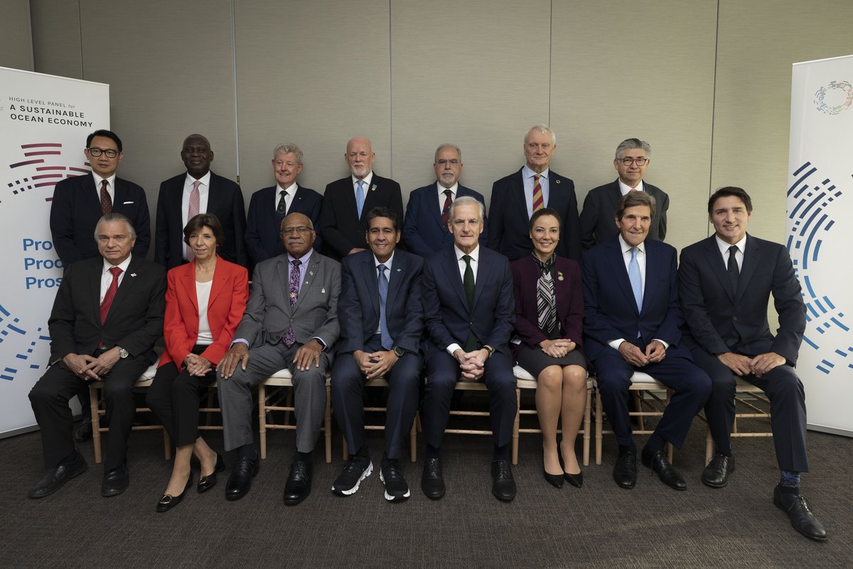 #OceanPanel leaders gathered at the UN for their annual leaders' meeting to discuss accelerating ocean-based #ClimateAction.

#UNGA