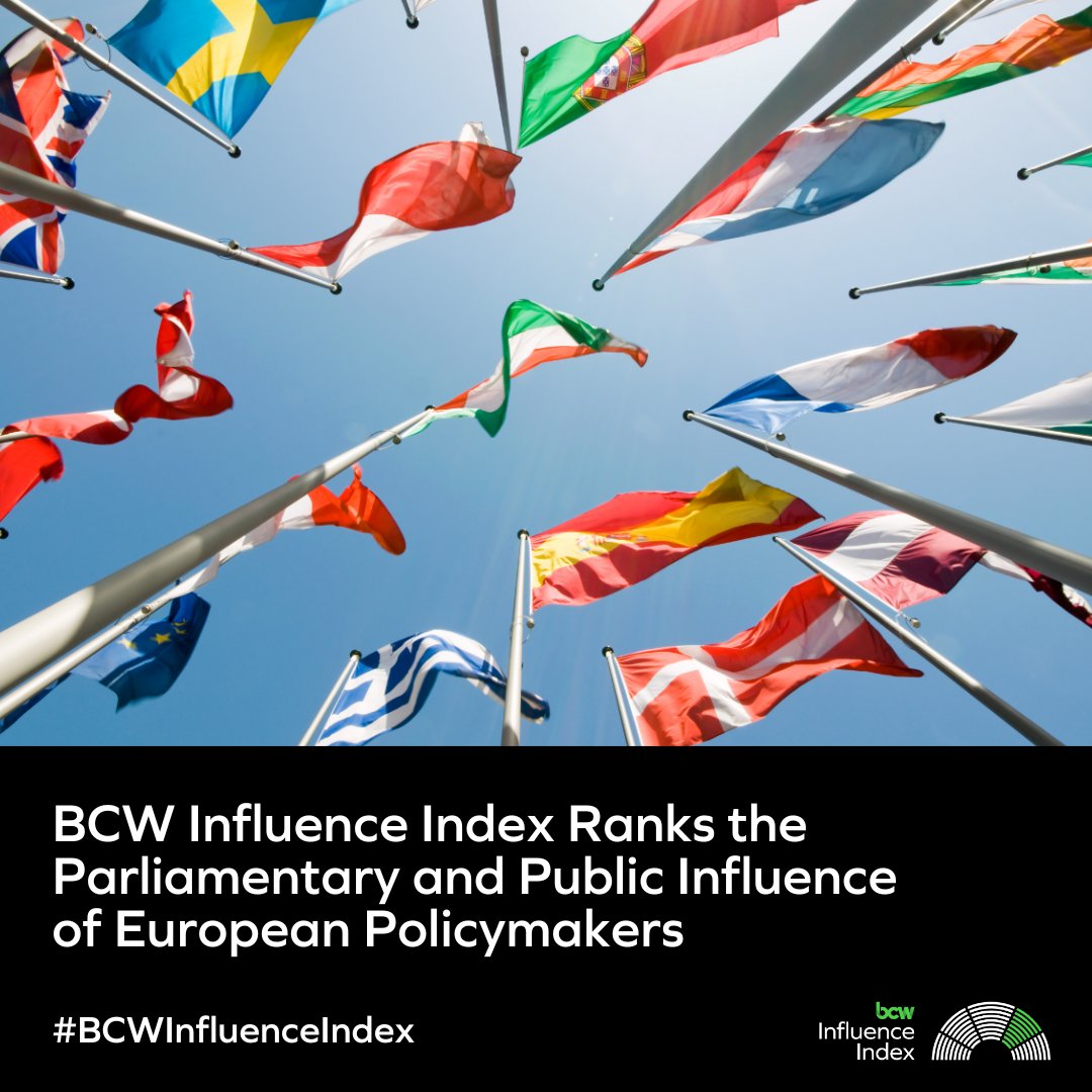 BCW launches the BCW Influence Index series ahead of the 2024 European Parliament Elections.

Read more bit.ly/3RrbjCI and follow BCWInfluenceIndex.com.

The first index, the Swiss Influence Index, launches tomorrow at 8:00am CET.

<a href="/BcwSwitzerland/">BCWSwitzerland</a>  #BCWInfluenceIndex