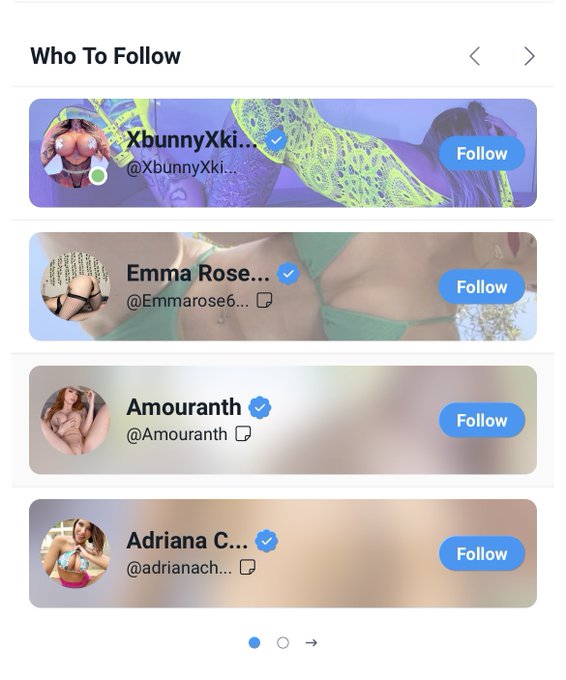 Just one more reason why #Fansly is simply better.  They actually suggest  other creators you&rsquo;ll probably<a href="/tag/fansly"class="tags">#Fansly</a>