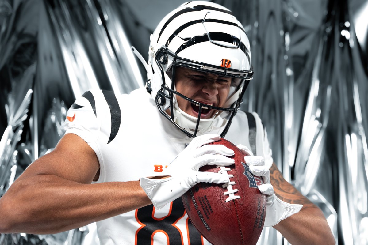 Bengals's tweet photo. Prime time whites 🥶

#LARvsCIN | Swift Meats https://t.co/iWM193fXNC