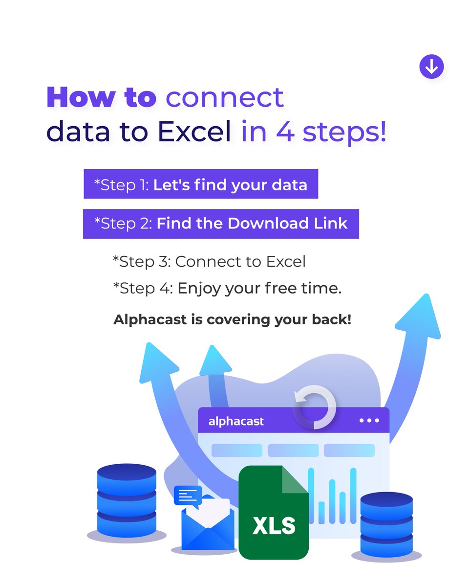 Alphacast_'s tweet image. Experience the future of Excel productivity with Alphacast! Say goodbye to tedious downloads and copy-pasting. Trust real-time data updates in 4 simple steps! 
Learn more: bit.ly/3rlkLwR 
#ExcelProductivity #DataAnalysis #SeamlessDataUpdate