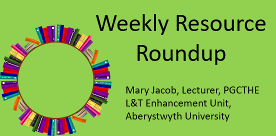 It's another double issue of the #WeeklyResourceRoundup with a rich array of events and resources to support educators and developers in HE. wordpress.aber.ac.uk/e-learning/202… #AberPGCTHE