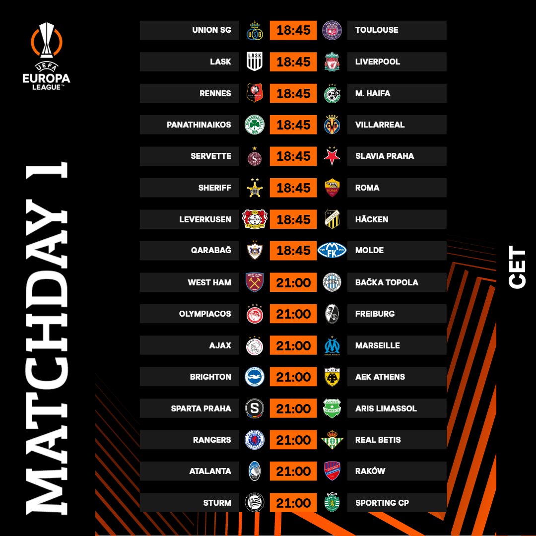 UEFA Europa League tweet media