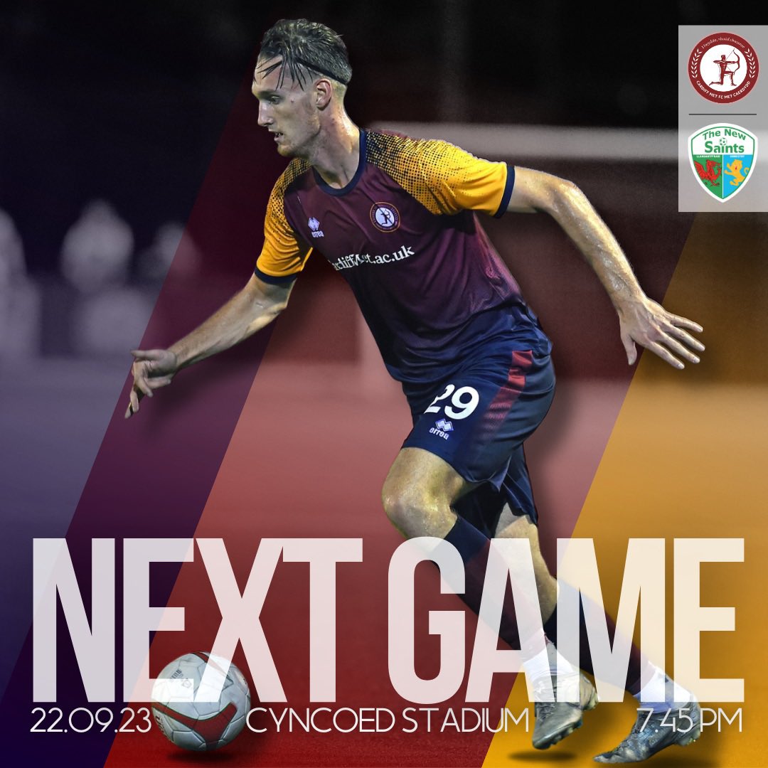 Cardiff Met Uni FC (@cardiffmetfc) on Twitter photo FRIDAY NIGHT FOOTBALL
We are back at Cyncoed under the lights this Friday night v <a href="/tnsfc/">The New Saints FC</a> with free entry for all <a href="/cardiffmet/">Cardiff Metropolitan University</a> students and <a href="/CardiffMetFCAc/">Cardiff Met FC Academy</a> players and just £1 for academy parents FRIDAY NIGHT FOOTBALL
We are back at Cyncoed under the lights this Friday night v <a href="/tnsfc/">The New Saints FC</a> with free entry for all <a href="/cardiffmet/">Cardiff Metropolitan University</a> students and <a href="/CardiffMetFCAc/">Cardiff Met FC Academy</a> players and just £1 for academy parents