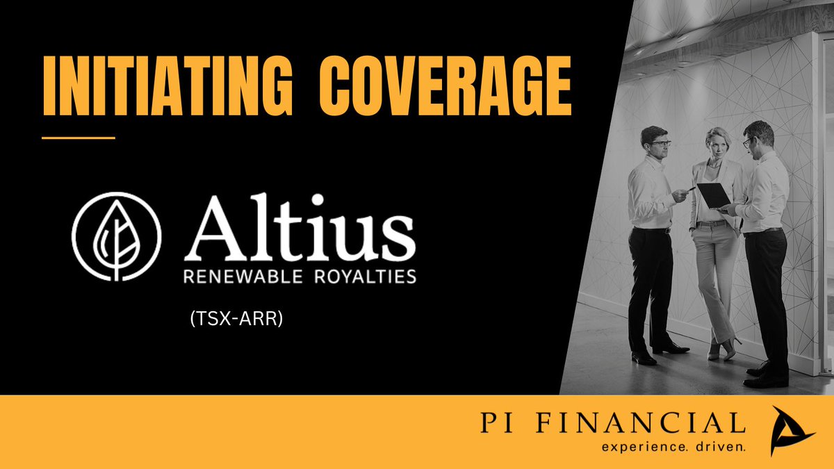 Equity analyst Devin Schilling initiates coverage on Altius Renewables. $ARR is a renewable energy royalty company providing long-term, royalty-level investment capital to renewable power developers, operators, and originators. Contact your PI advisor for a copy of the report.