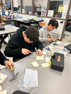 NCCSschools's tweet photo. 7th graders in Mrs. Ramsey’s class are beginning to construct birdhouses today at N-CMS. They have been working on safety techniques for the last 2 weeks and now it’s time to use the skills they have learned.
#whatdoesyourdashmean https://t.co/X4s6FqOnXI