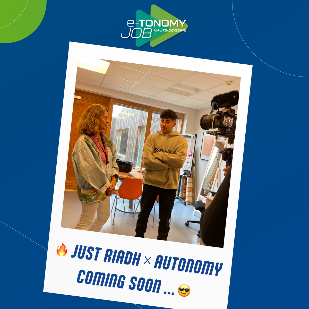 J-13 #ETONOMYJOB 💼  JUST RIADH x AutonomY coming soon 🔥🔥

Vous êtes intéressés par les métiers du médico-social ? 
Venez nous rencontrer le 3 octobre de 9H à 17H  à La Défense !

Pour vous inscrire au salon c'est par ici 👉 etonomy-job7892.vimeet.events/fr/register/73…