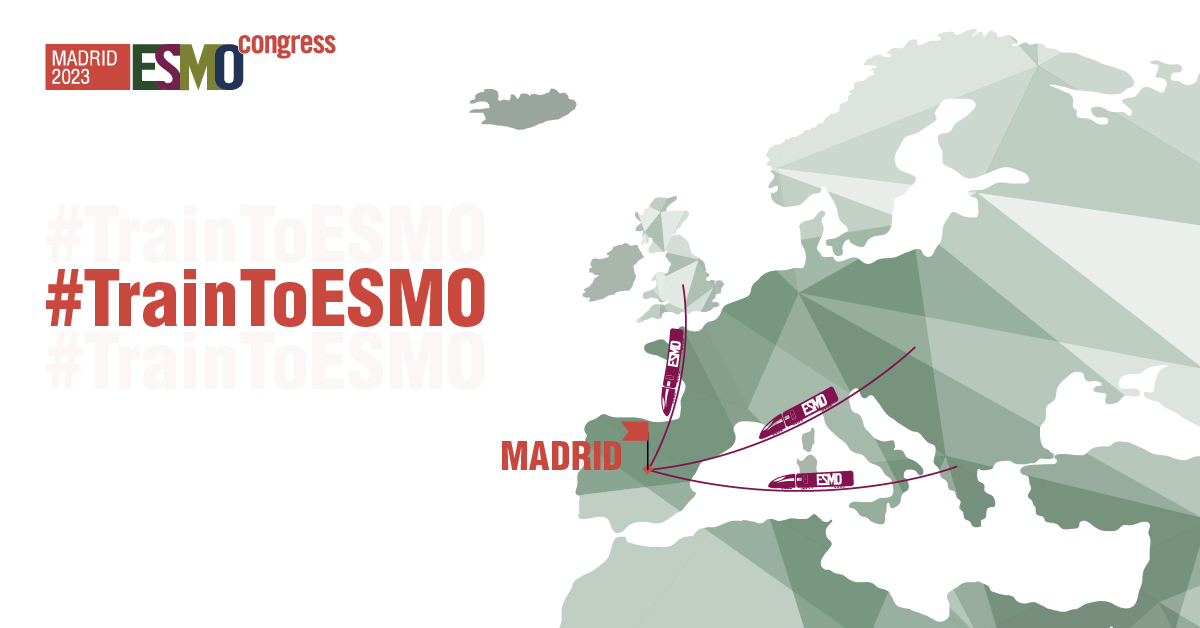 The virtual #TrainToESMO is ready to leave. The programme this year will engage experts and peers in discussions on the health risks associated w/ #ClimateChange and its impact on #oncology. 📌Review #TrainToESMO & get onboard ow.ly/162w50PNS1O