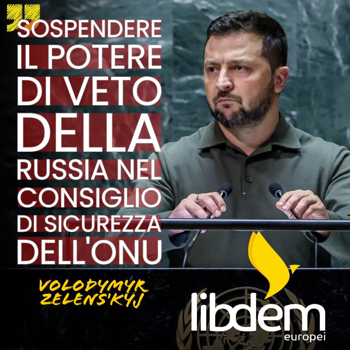 libdemeuropei's tweet photo. Come si fa spiegare ai cittadini del mondo che l’organo dell’#Onu che ha il compito di vigilare sul mantenimento della pace e della sicurezza a livello internazionale (il Consiglio di sicurezza) è paralizzato dal potere di veto di un paese aggressore e criminale come la Russia? Quantomeno per le deliberazioni che la riguardano, la Russia andrebbe esclusa da ogni prerogativa.