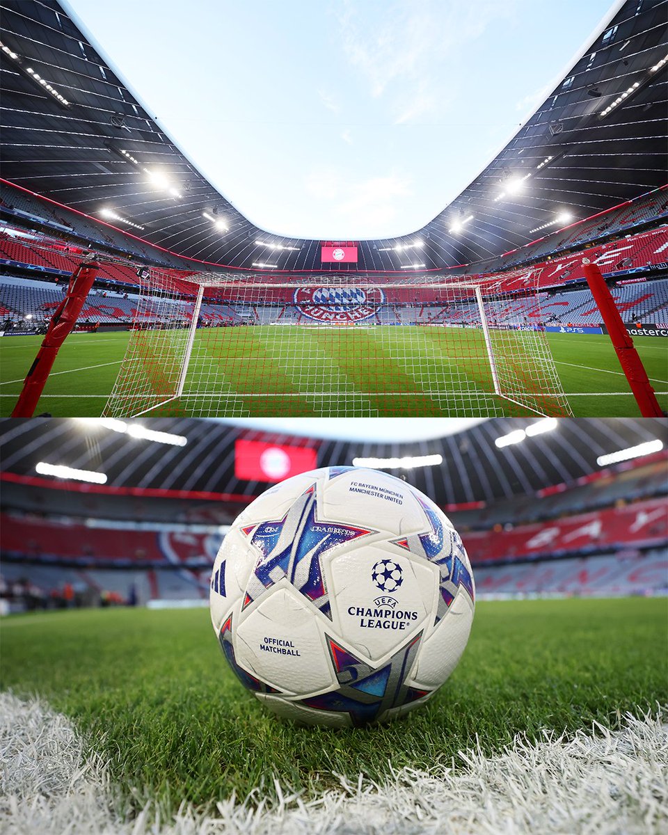 Venue ✅
Matchball ✅

#MUFC || #UCL
