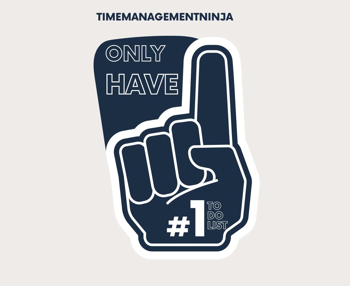 Why You Should Keep Only One To-Do List

bit.ly/2JBZ0CW