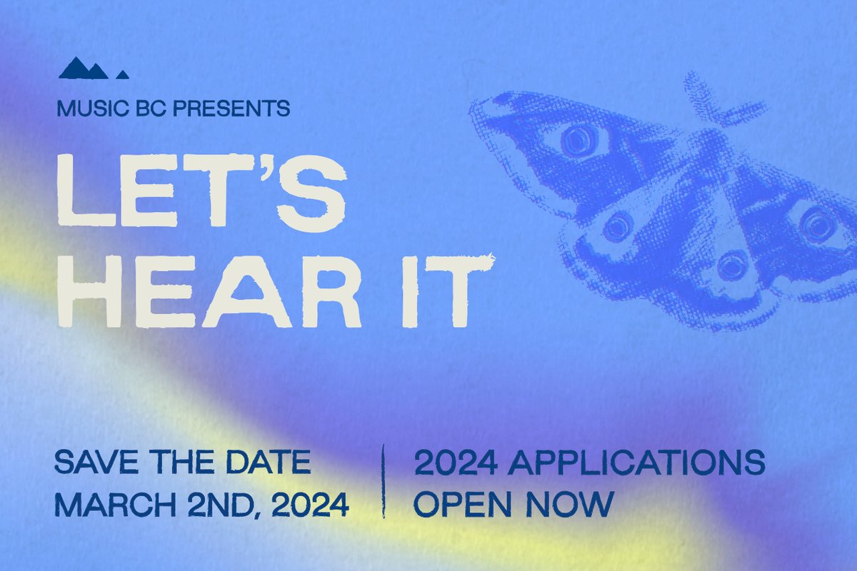 🦋 ⚡ Let’s Hear It – Vancouver’s new multi-venue, multi-genre music fest - is returning in 2024!  Applications are open now to BC artists to apply to the festival until Friday, November 3, 2023 at 5pm (PST).  Submit your application 🔗 bit.ly/3RmHRho