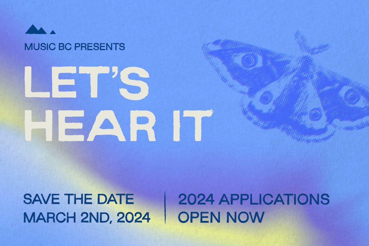 🦋 ⚡ Let’s Hear It – Vancouver’s new multi-venue, multi-genre music fest - is returning in 2024! 

Applications are open now to BC artists to apply to the festival until Friday, November 3, 2023 at 5pm (PST). 

Submit your application 🔗 bit.ly/3RmHRho