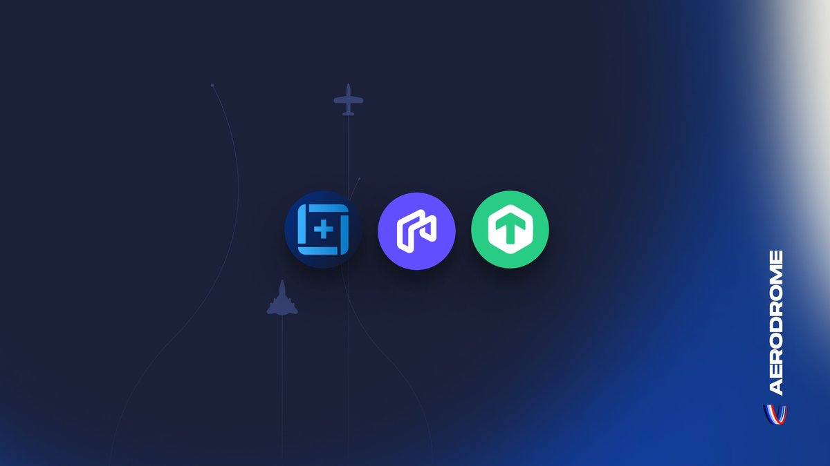 New projects are launching on Aerodrome. 🛫    

Please welcome our newest pilots: 
• @overnight_fi ($OVN) 
• @nitrocartel ($TROVE) 
• @aag_ventures ($AAG)  

$veAERO voting incentives are incoming!