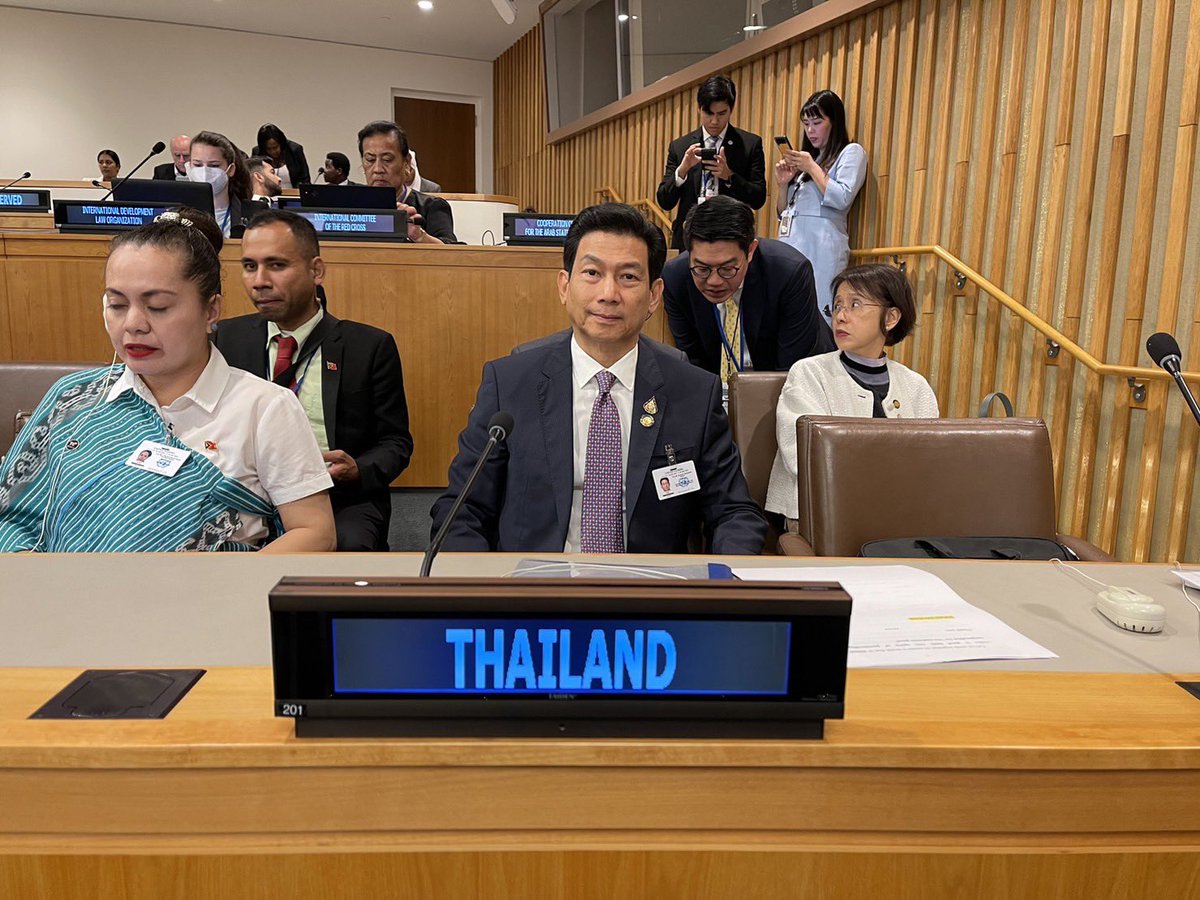 drparnpreeb's tweet photo. Today, I emphasised 3 key points at the high-level meeting on #PPPR #UNGA78 - more investment on #UHC for equitable access, reforming the global health architecture using technology &amp; innovation through #PublicPrivatePartnership https://t.co/jBMzi7Wg5P