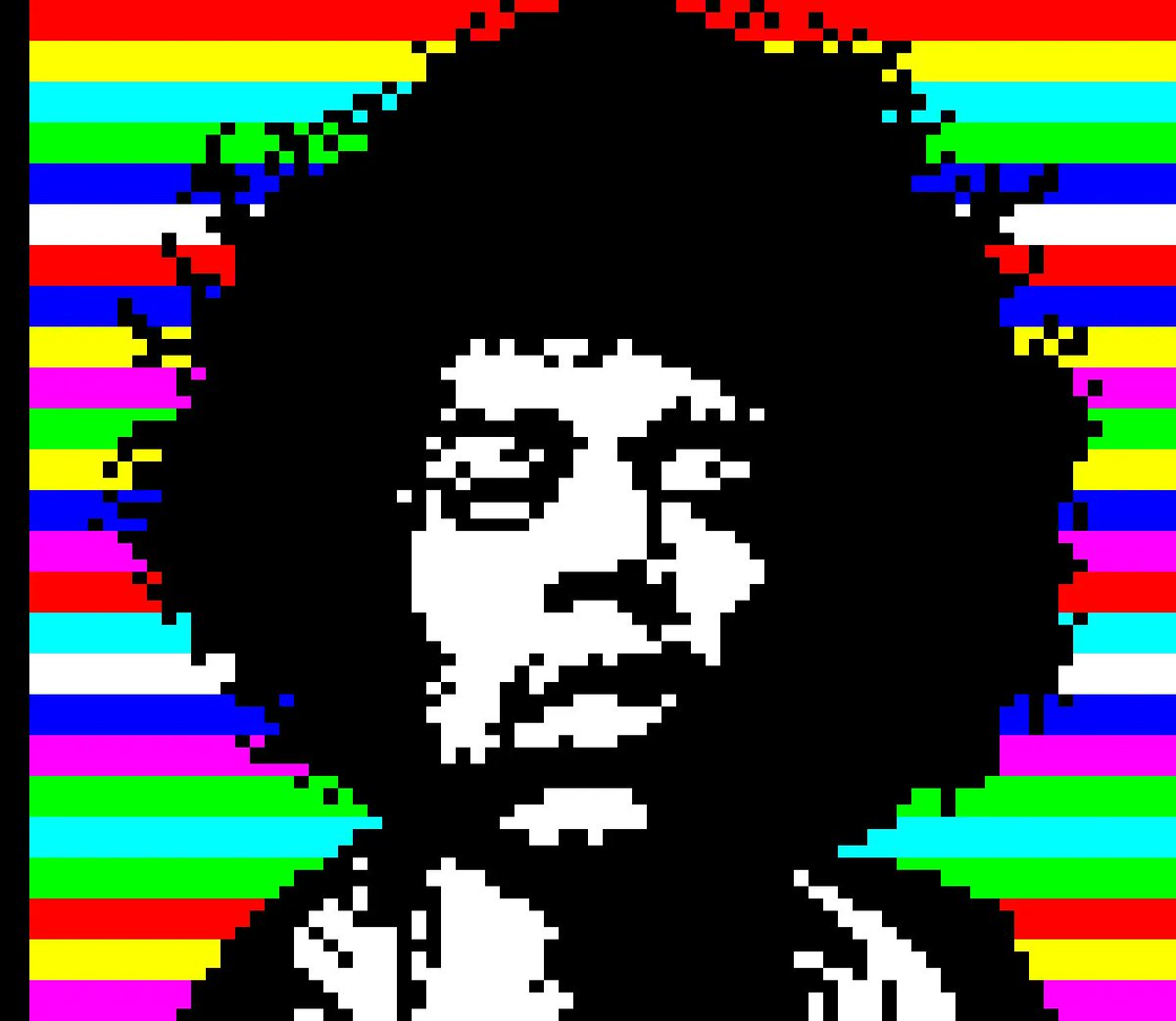 Horsenburger's tweet photo. (New) Daily teletext picture: 23

Jimi Hendrix https://t.co/YjrTDSeBDY