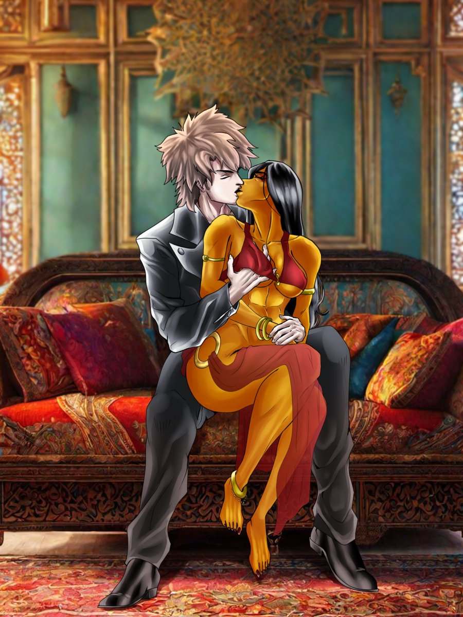 nega_venom1994's tweet photo. Here's an art featuring my OCs making out each other, and the art was done by @AdamsScar97. https://t.co/RQCmQNI8mr