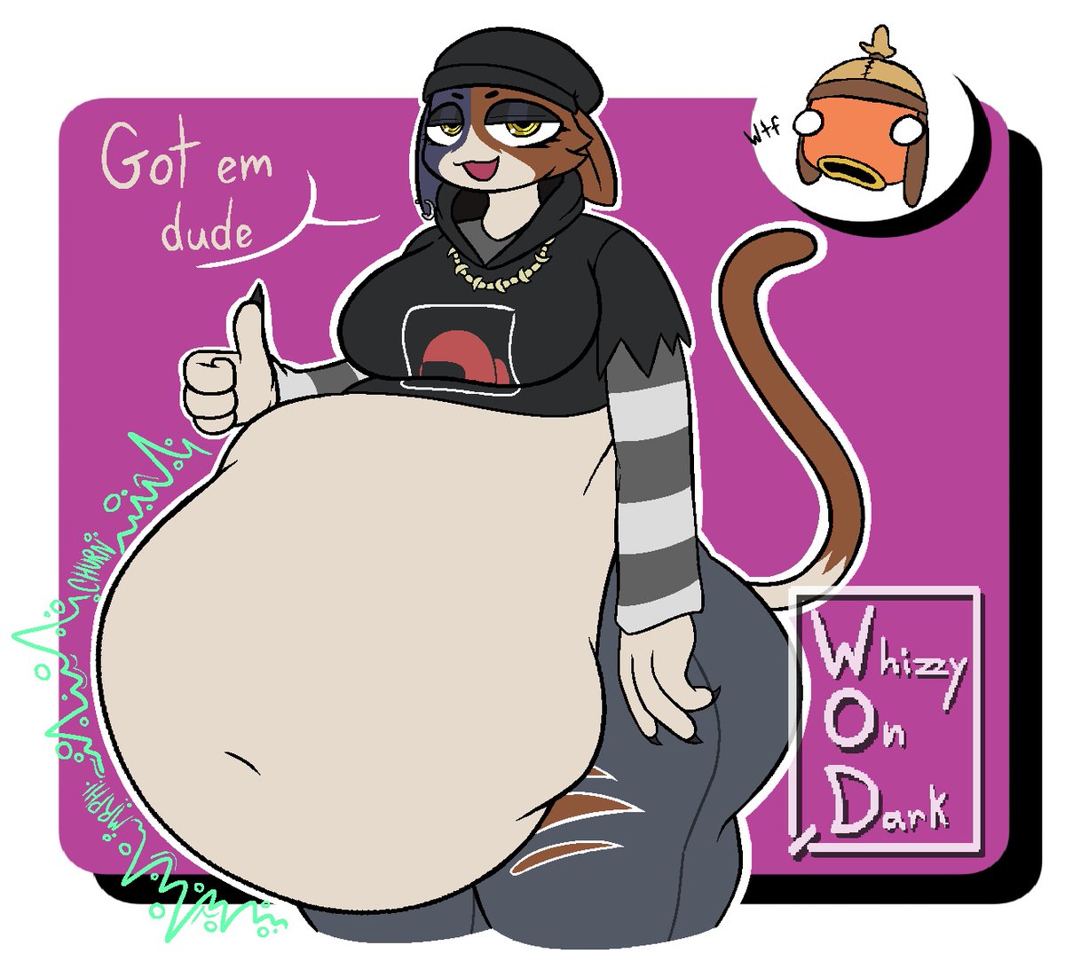 She's got a few tricks up her sleeves 
#vore #cat #meowskulls